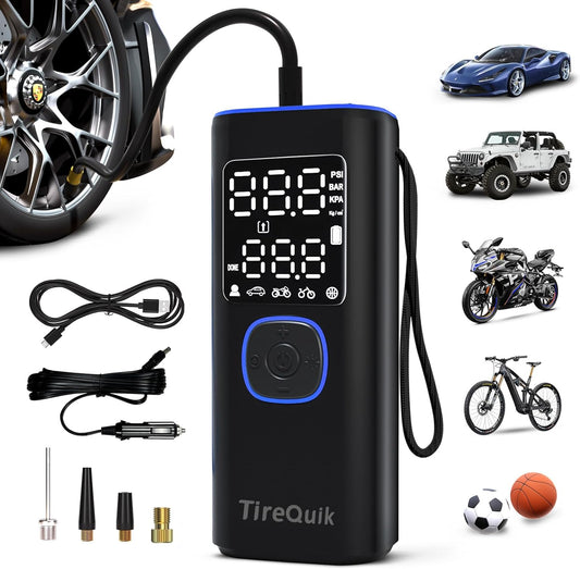 Instantly Inflate with TireQuik 150PSI Air Pump