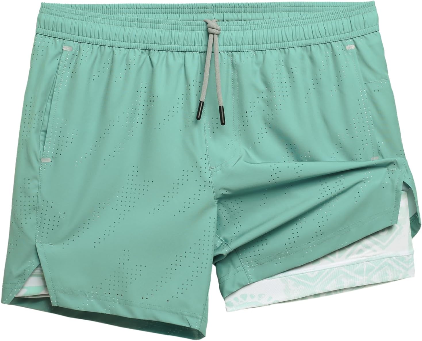 maamgic Mens Running Shorts with Compression Liner for Comfort