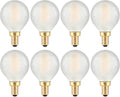 Frosted LED Ceiling Fan Light Bulbs E12 Base 2700K - Dimmable 4W