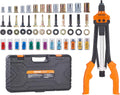 Rivet Nut Tool 16 in Kit with 13 Mandrels and 186 Rivet Nuts