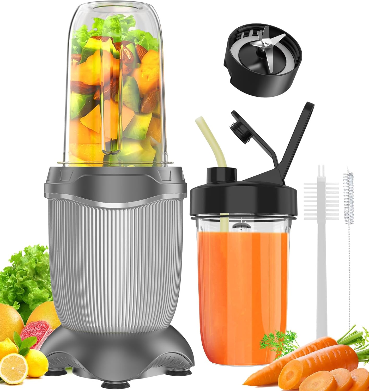 TOAKELI 850W Compact Smoothie Blender | Blend Shakes & Smoothies with Ease