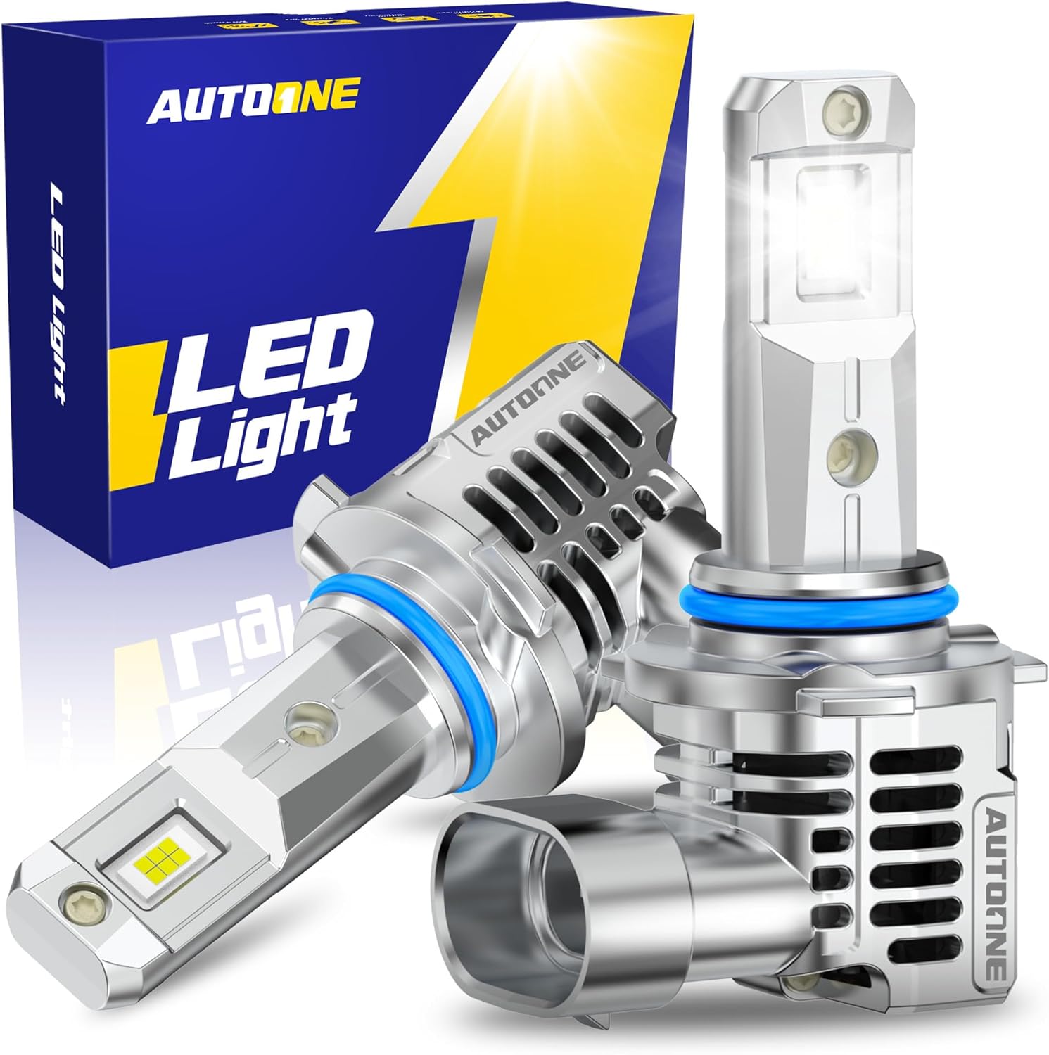AUTOONE 9012 Bulbs: 40,000LM HIR2 Fog Lights for Safety