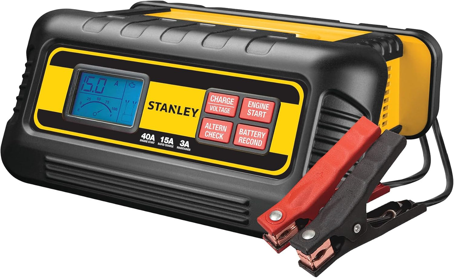 STANLEY BC40BS 40 Amp Battery Charger - Engine Start & Voltage Check