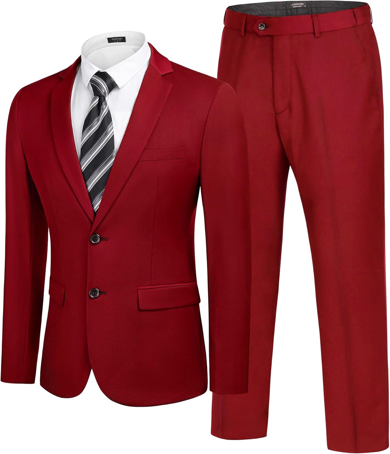 COOFANDY Men's 2 Piece Suits for Weddings and Business Events