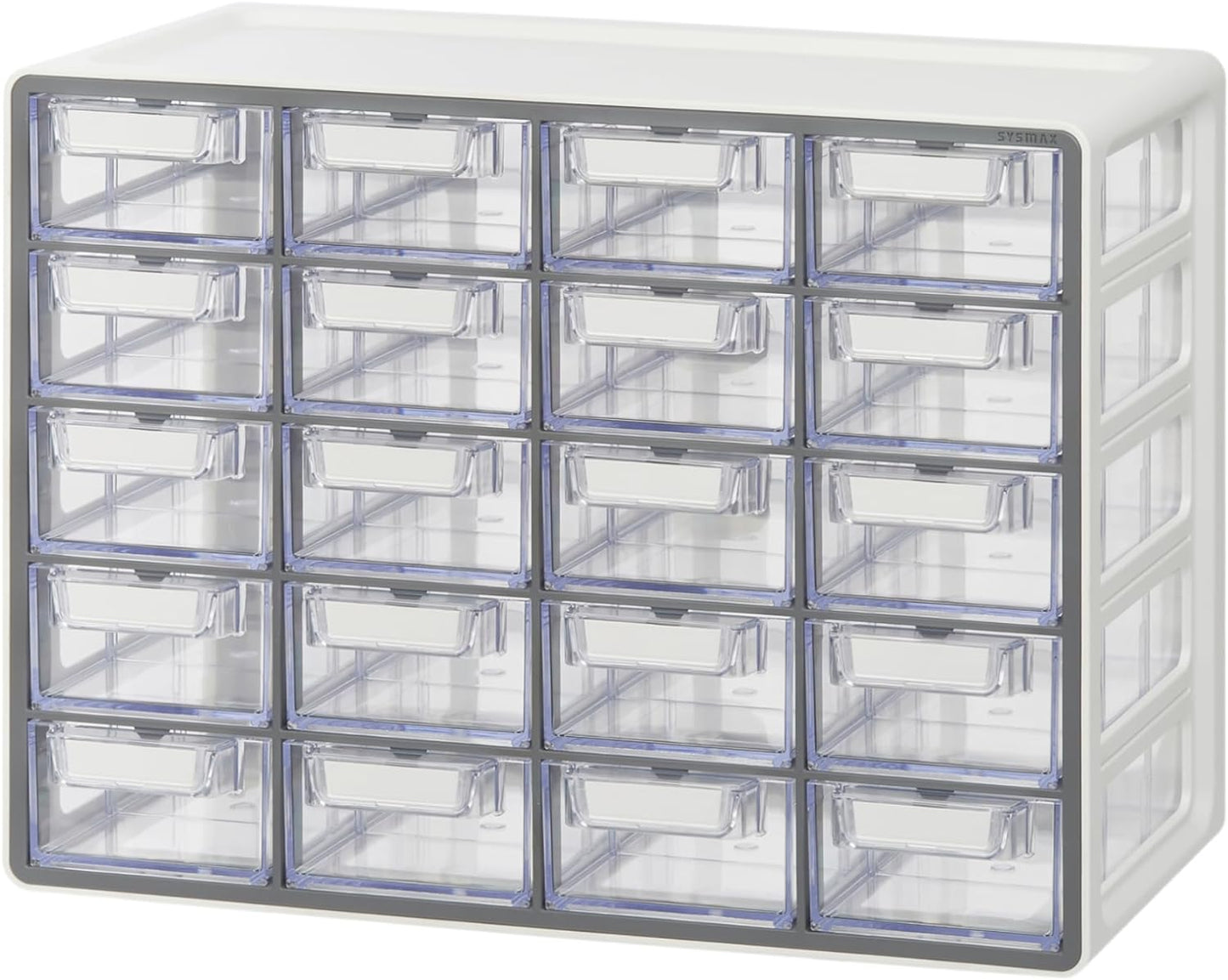 Blue Ginkgo 20-Drawer Stackable Organizer for Craft Storage