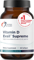 D-Evail Supreme Vitamin D3 Supplement with K1 and K2 for Health