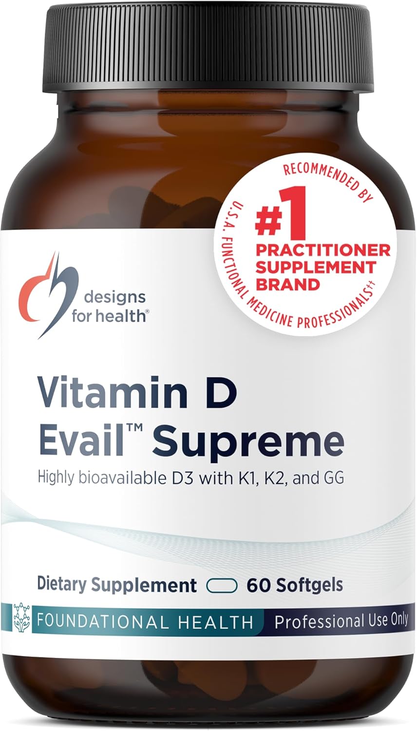 D-Evail Supreme Vitamin D3 Supplement with K1 and K2 for Health