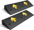 4.5ft Rise Rubber Arrow Curb Ramp 37.4 in x 11.8 in - Heavy Duty