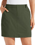 Women's Skort with UPF 50+ and Zip Pockets - Quick Dry Active Skort