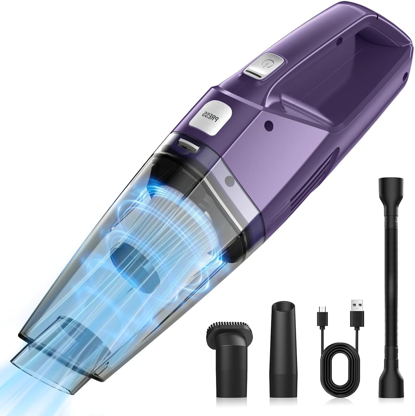 Handheld Vacuum Cordless with 8KPA Suction for Home & Car