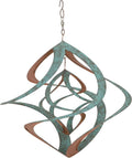 Double Helix Cosmix Wind Spinner Medium 14-in - Double Patina & Copper