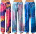 iniber Women's Comfy Pajama Pants Long Casual Drawstring Palazzo Shoes