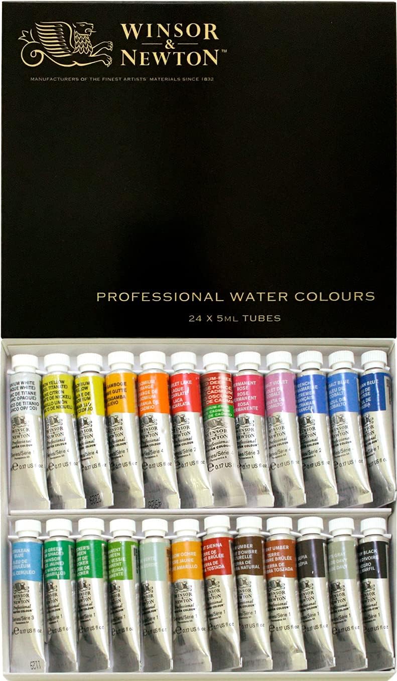 Windsor & Newton Artist Watercolor 5ml 24 Color Set Review