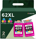 Ankink Remanufactured HP 62XL Tri-color Ink 2-Pack - Reliable Value