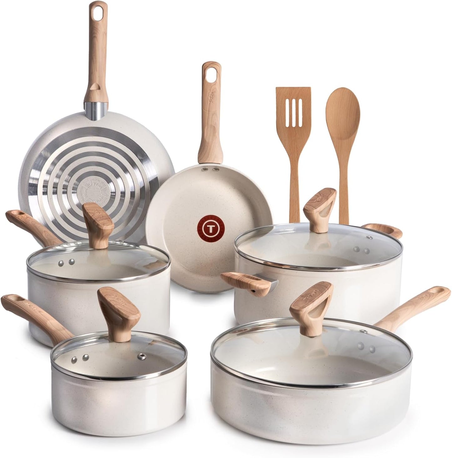 T-Fal Revive Ceramic Nonstick Cookware Set for Healthy Cooking