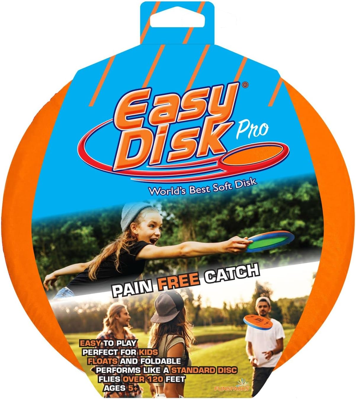 Easy Catch Soft Flying Disc - Fun Indoor & Outdoor Game
