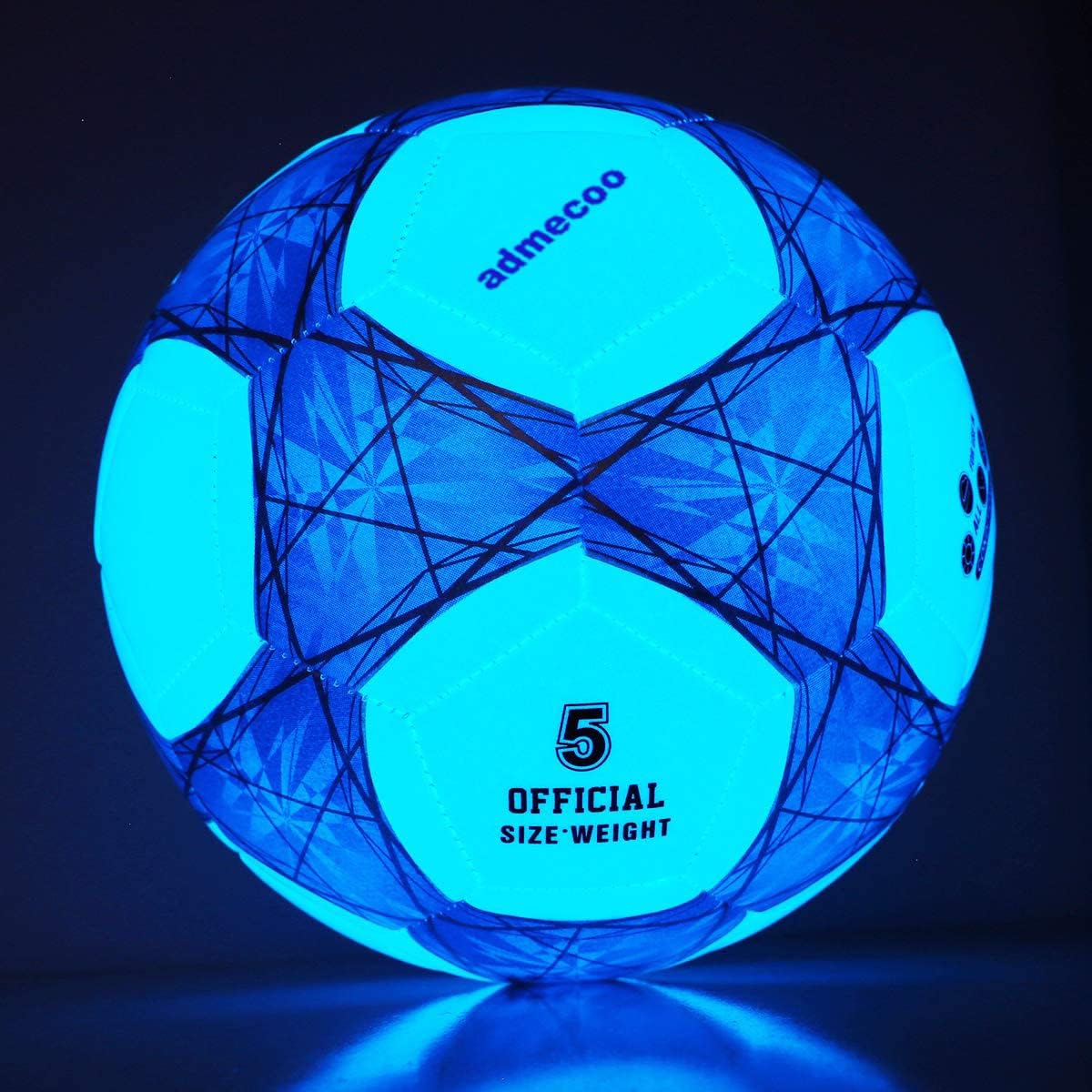 Light Up Soccer Ball for Night Games - Glow in The Dark Fun