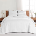 Cross Stitch Reversible Queen Bedspread Set - Lightweight Cotton