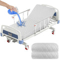 Fitted Hospital Bed Sheets 36 x 84 x 14 - Waterproof 2 Pack