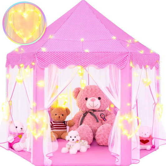 Enchanting Princess Tent with Love Lights by EVOIONOS