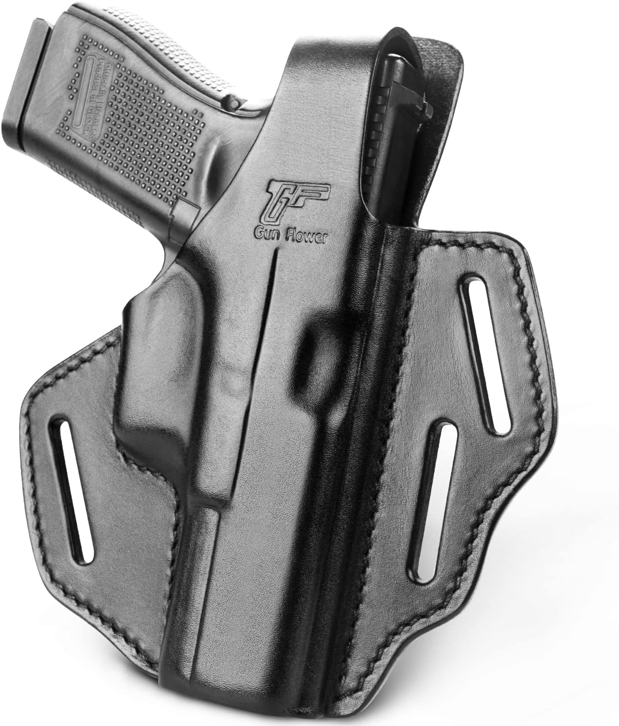 OWB Thumb Leather Break Holster for Glock 17 19 22 23 31 32 45