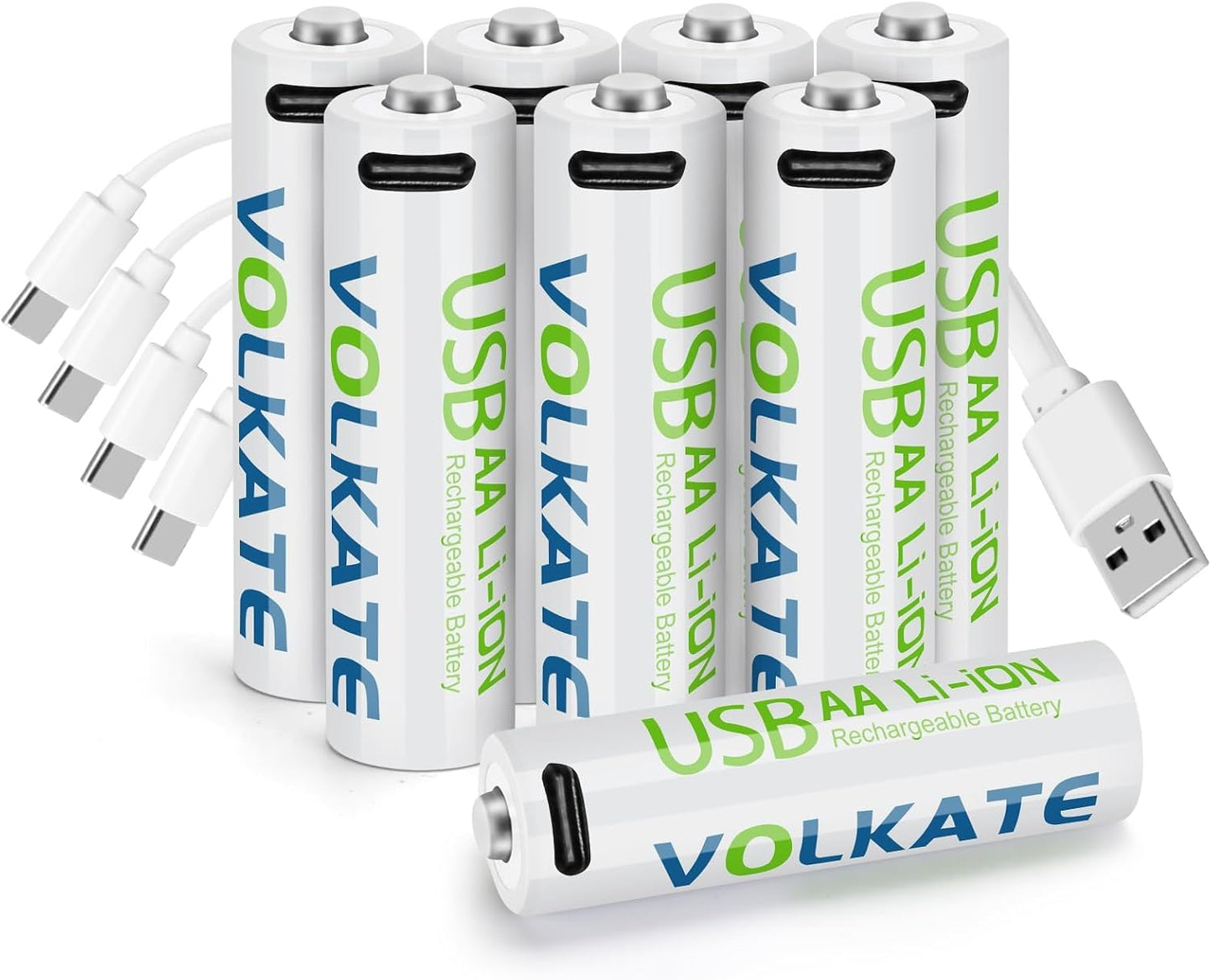 4000mWh Lithium AA Rechargeable Batteries for Versatile Use