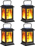 Solar Lanterns Outdoor Waterproof Hanging Lanterns - Flickering Flame