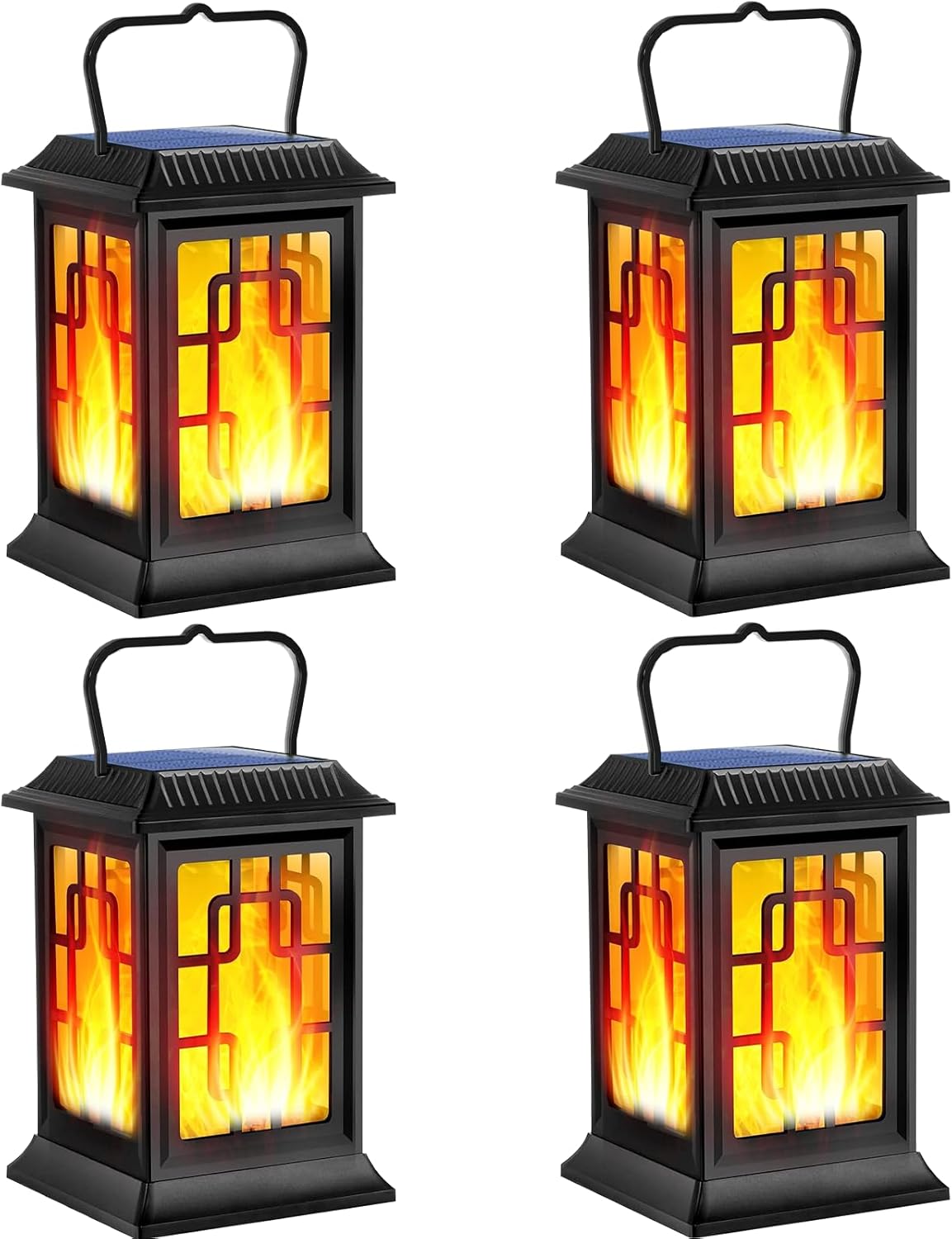 Solar Lanterns Outdoor Waterproof Hanging Lanterns for Garden