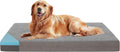 Orthopedic Memory Foam Dog Bed XL 41in - Cooling, Waterproof Crate Bed