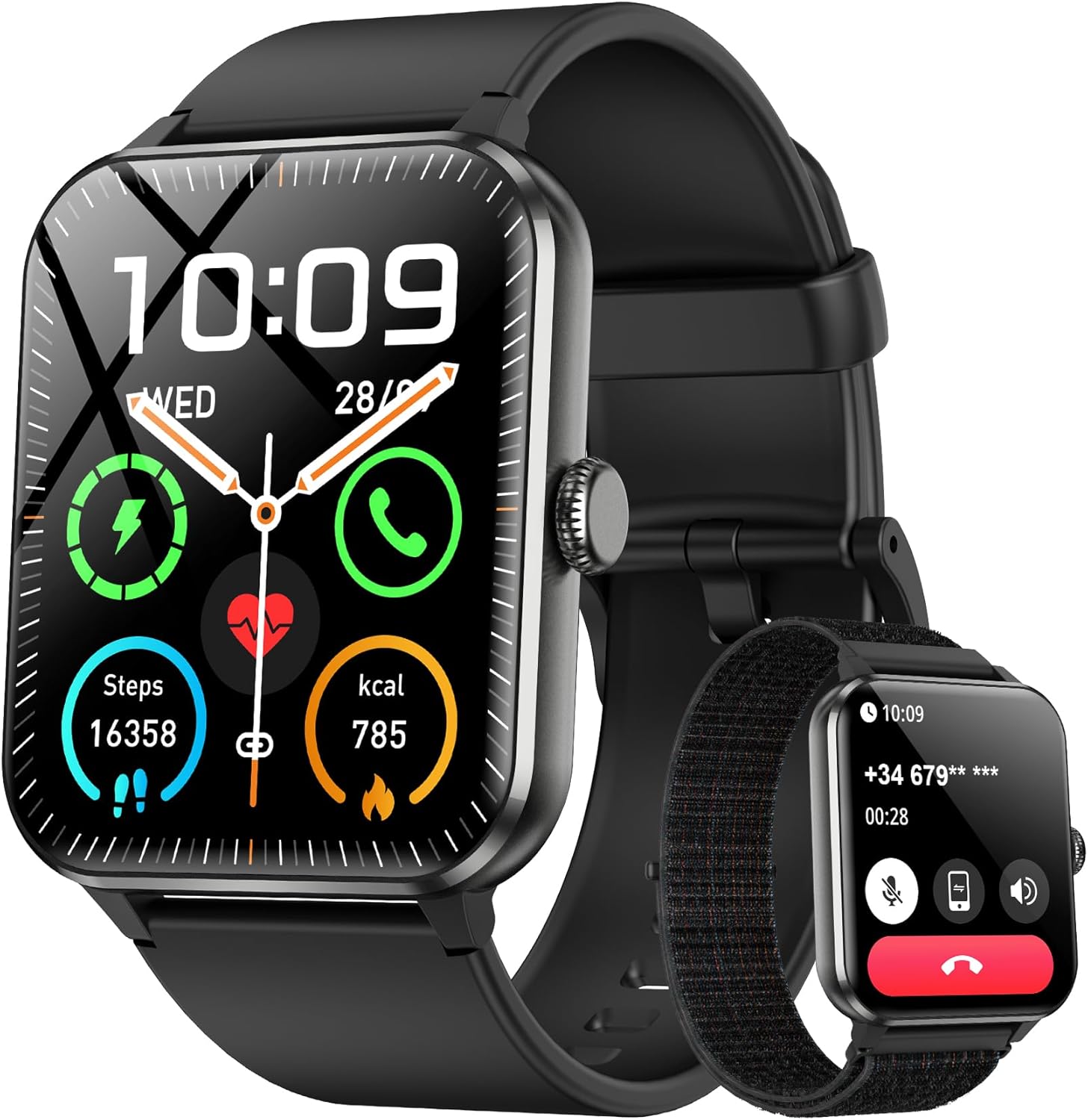 Blackview 2025 Smart Watch: Call & Track Fitness