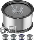 1.6 Gallon Dog Water Bowl - Large Stainless Steel No Spill Bowl