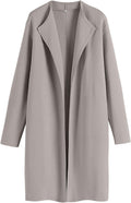 ANRABESS Women's Long Cardigans Sweater - Versatile Fall Trench