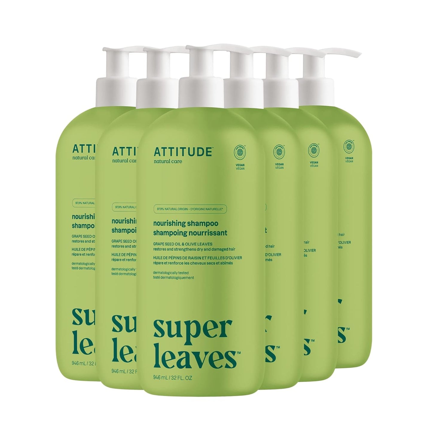 ATTITUDE Nourishing Hair Shampoo for Dry and Damaged Hair