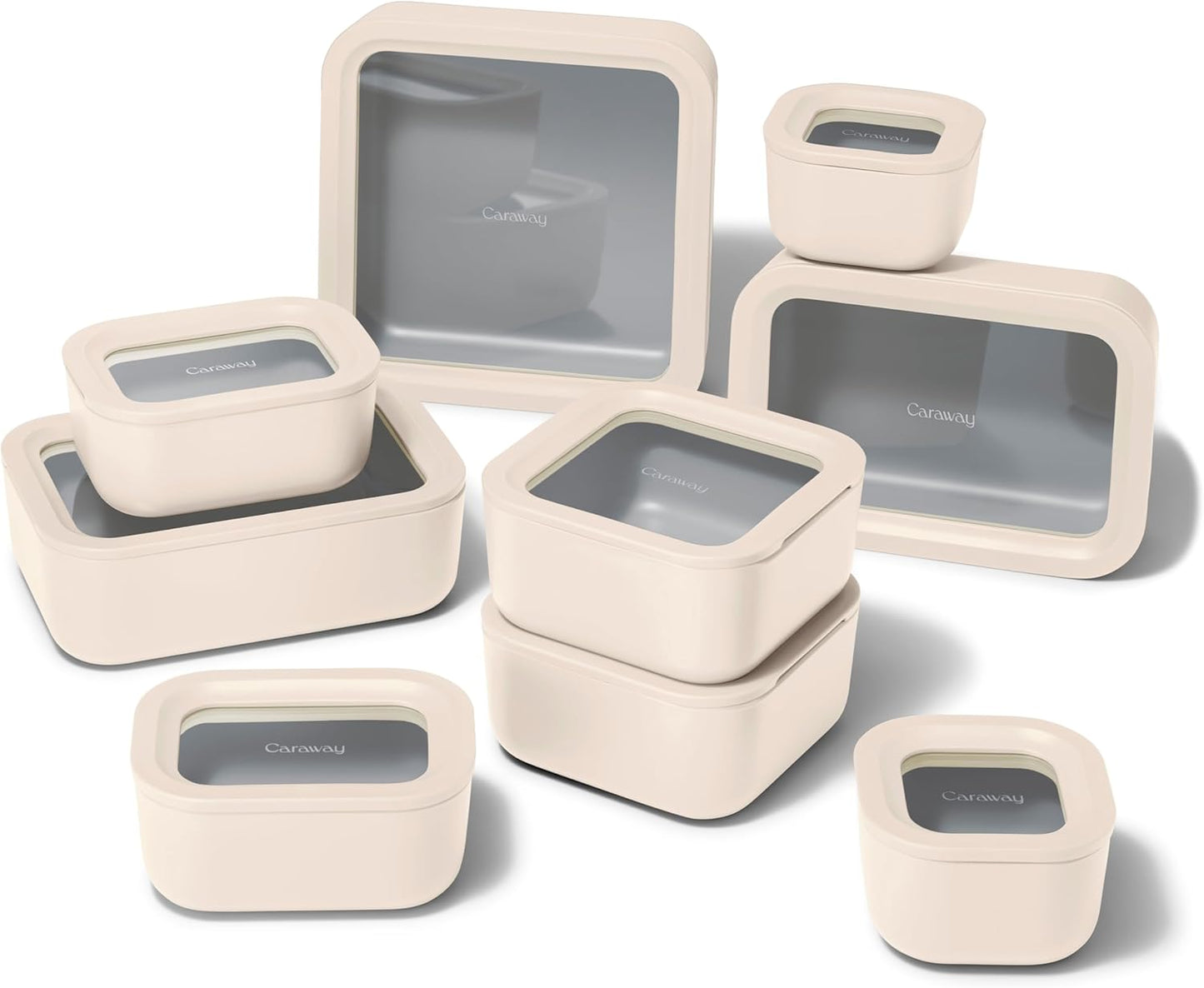 Caraway 22pc Glass Food Storage Set - Non-Toxic Containers