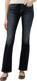 Women's Suki Mid Rise Curvy Fit Slim Bootcut Jeans - Light Indigo