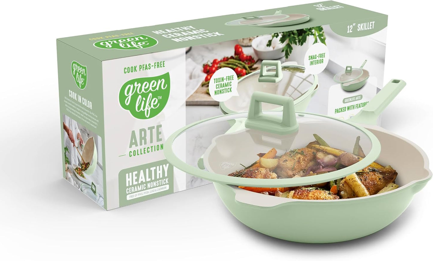 GreenLife Nonstick 12 in All in One Deep Skillet Wok Review