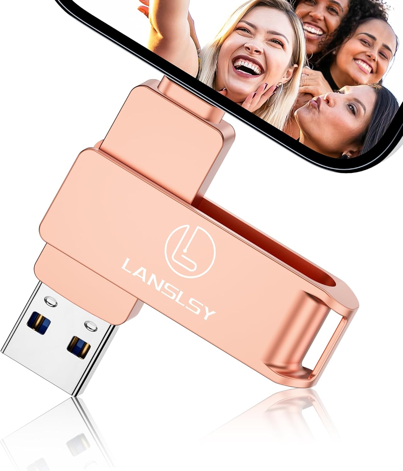 128GB iPhone Flash Drive - Instant Photo & Video Storage