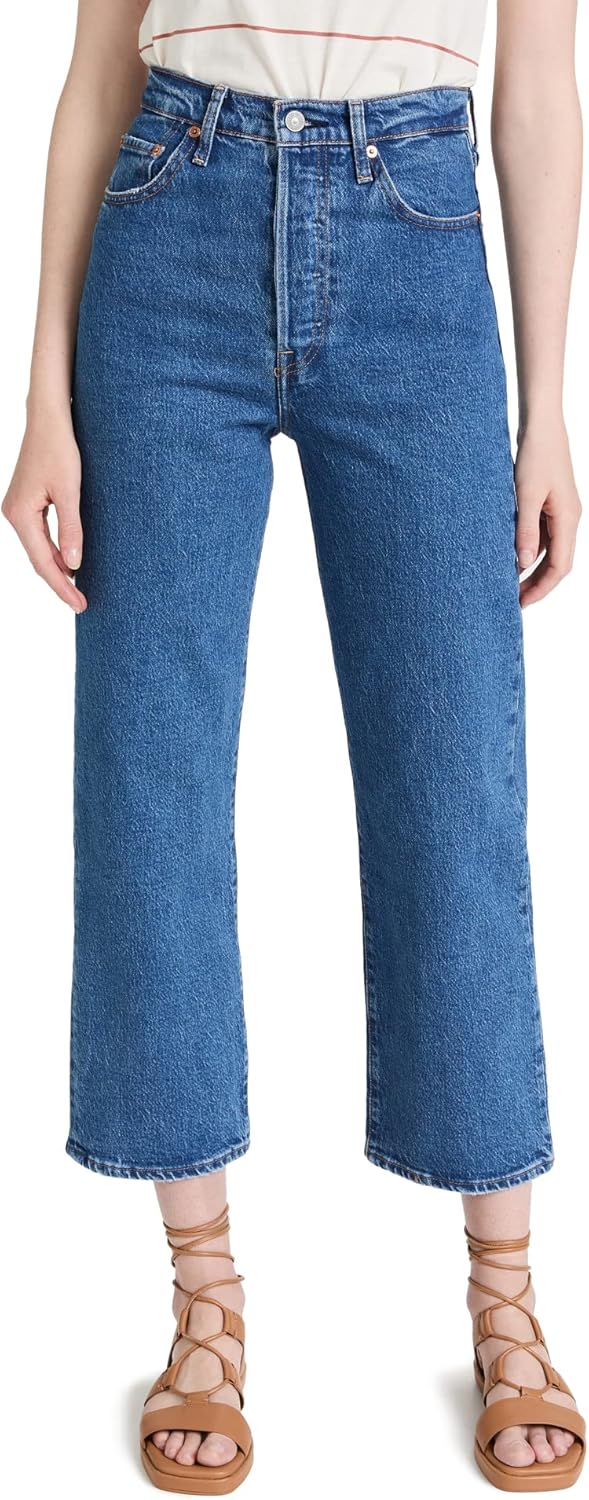 Levi's Women's Premium Ribcage Straight Ankle Jeans Review
