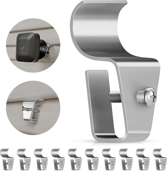 10 Pack Vinyl Siding Camera Mount Clips