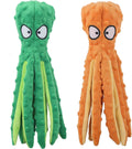 Dog Squeaky Toys Octopus Plush - No Stuffing, Crinkle & Squeak