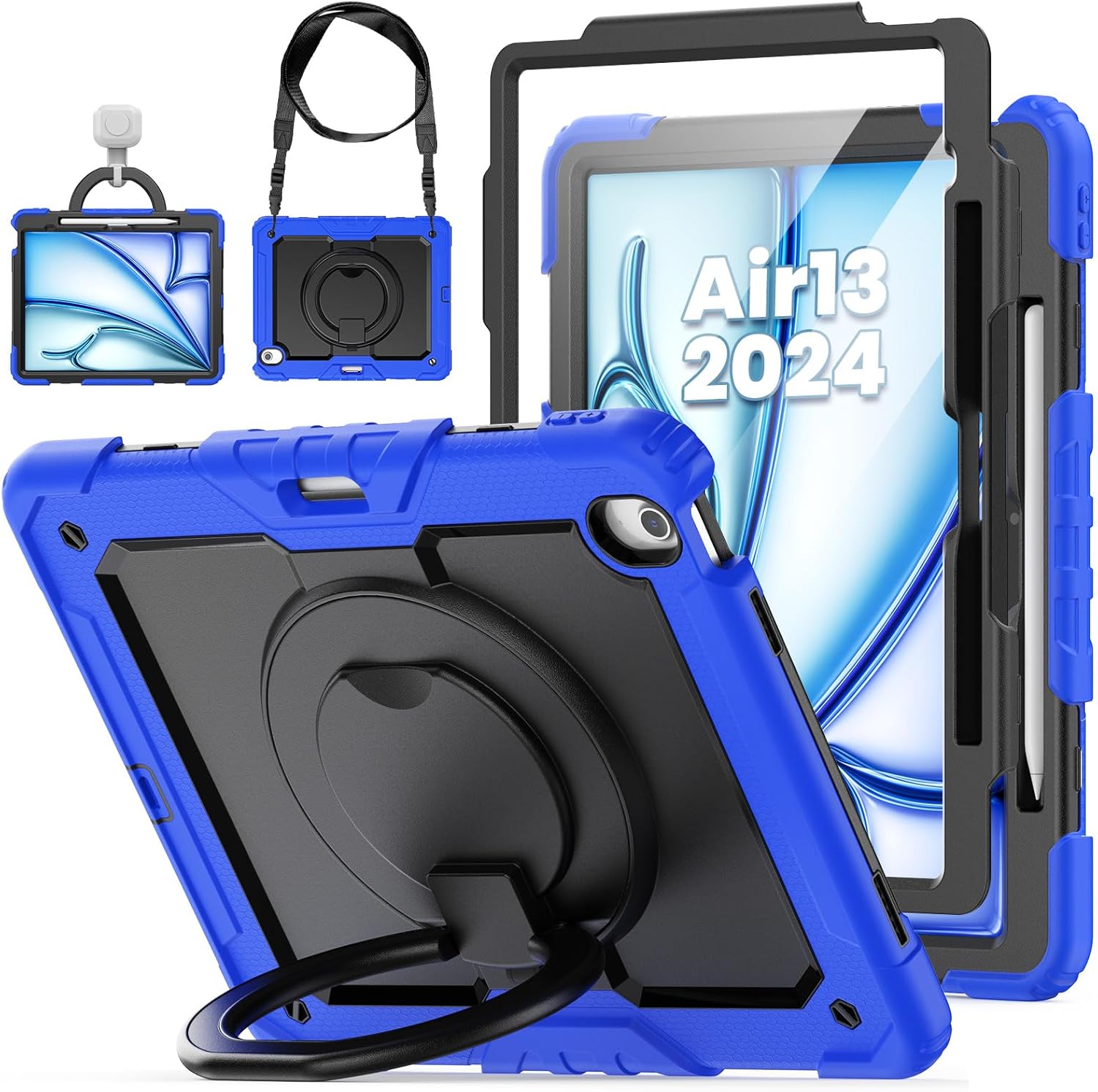 Heavy Duty Protection Case for iPad Air 13 Inch 2024/2025