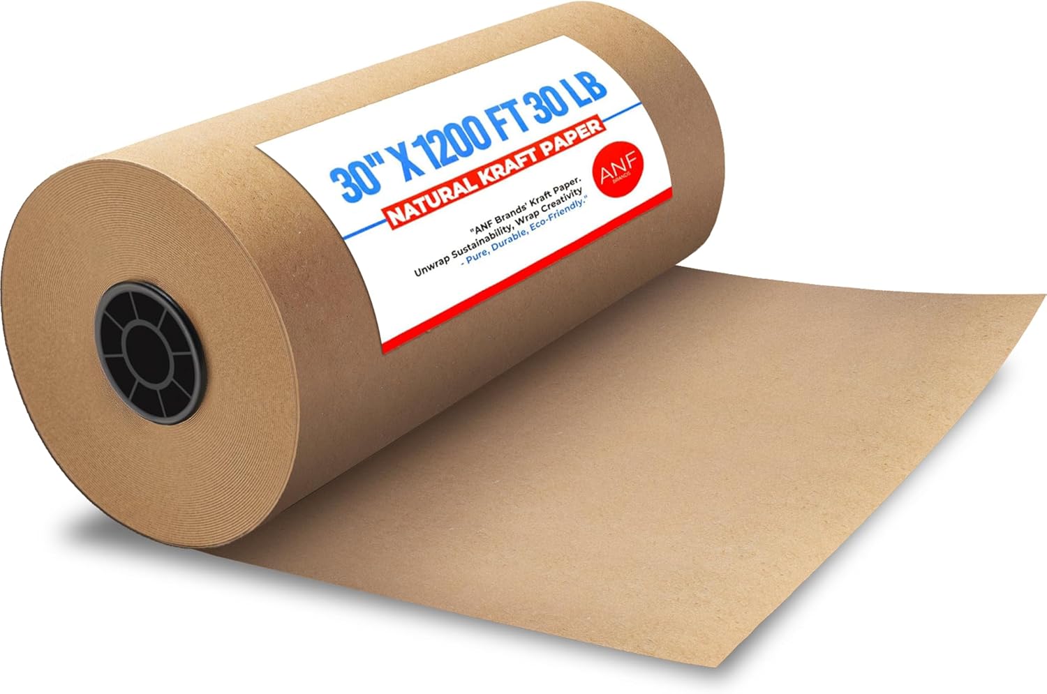 Natural Kraft Paper Roll for Packing and Crafting Projects