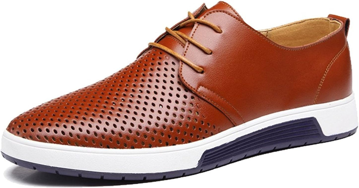Men's Casual Oxford Shoes Breathable Flat Fashion Sneakers Review