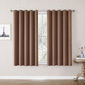 Blackout Curtains for Bedroom - 70 in Wide Grommet Panels Set