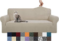 Couch Cover Jacquard High Stretch Sofa Slipcover for 3 Cushion Sofa