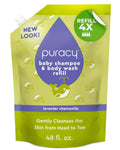 Puracy Shampoo & Body Wash for Children - Gentle Lavender Chamomile