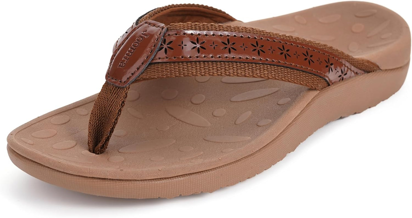 Joomra Women's Flip Flops with Arch Support for Comfort