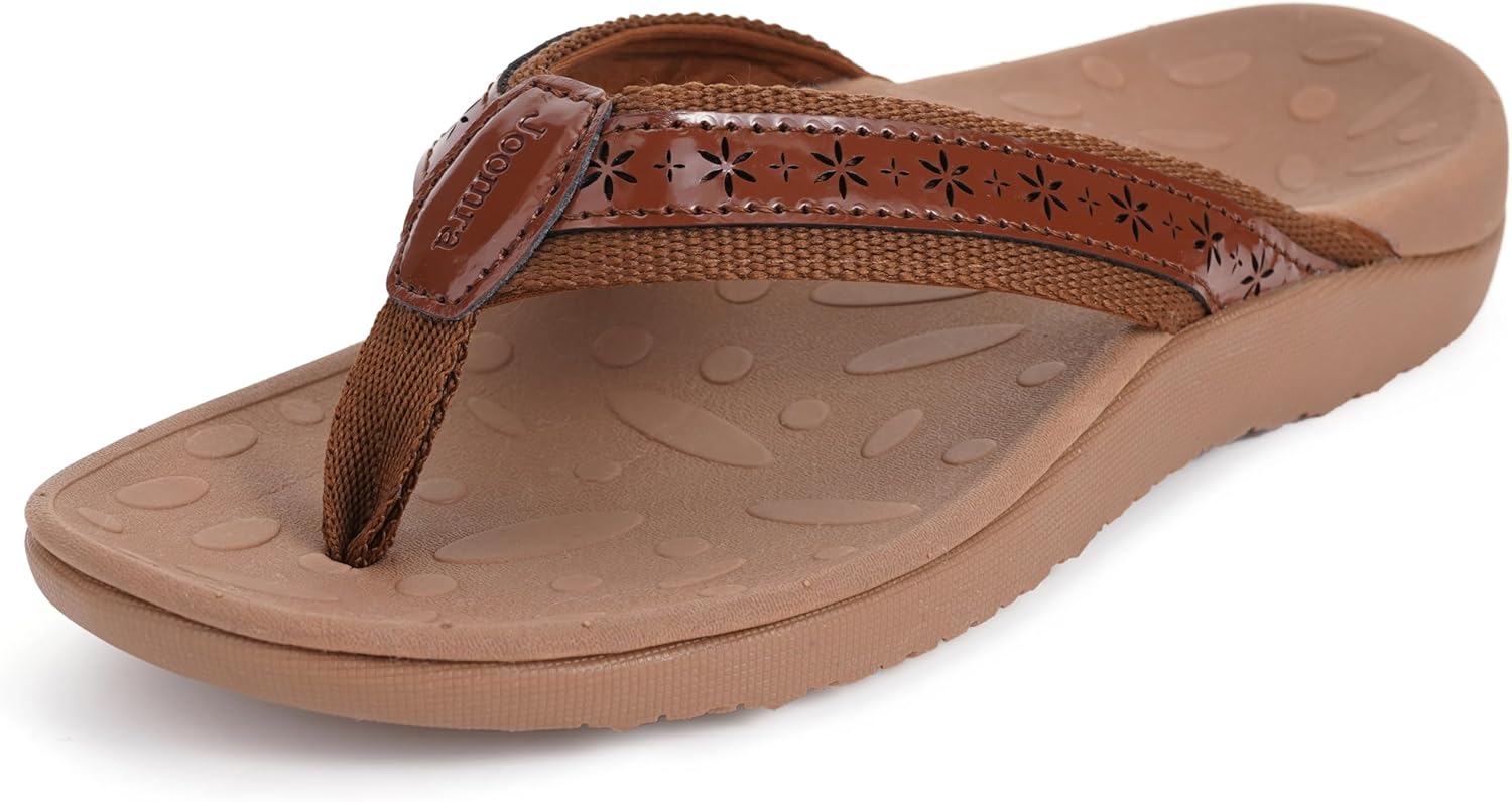Joomra Women's Flip Flops with Arch Support for Comfort