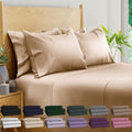 BAMPURE Bamboo Sheets King Size - 6PC Set - Cooling & Deep Pocket