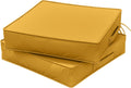 Outdoor Chair Cushions 19 x 19 x 4 in Patio Cushions - Thick Comfort